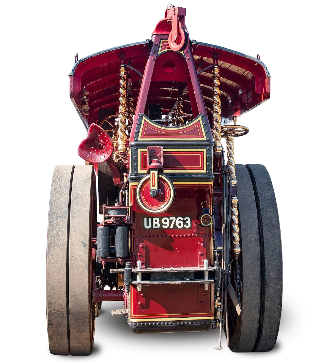 Fowler 10HP B6 Road Locomotive 'The Lion' '1932, вид сзади