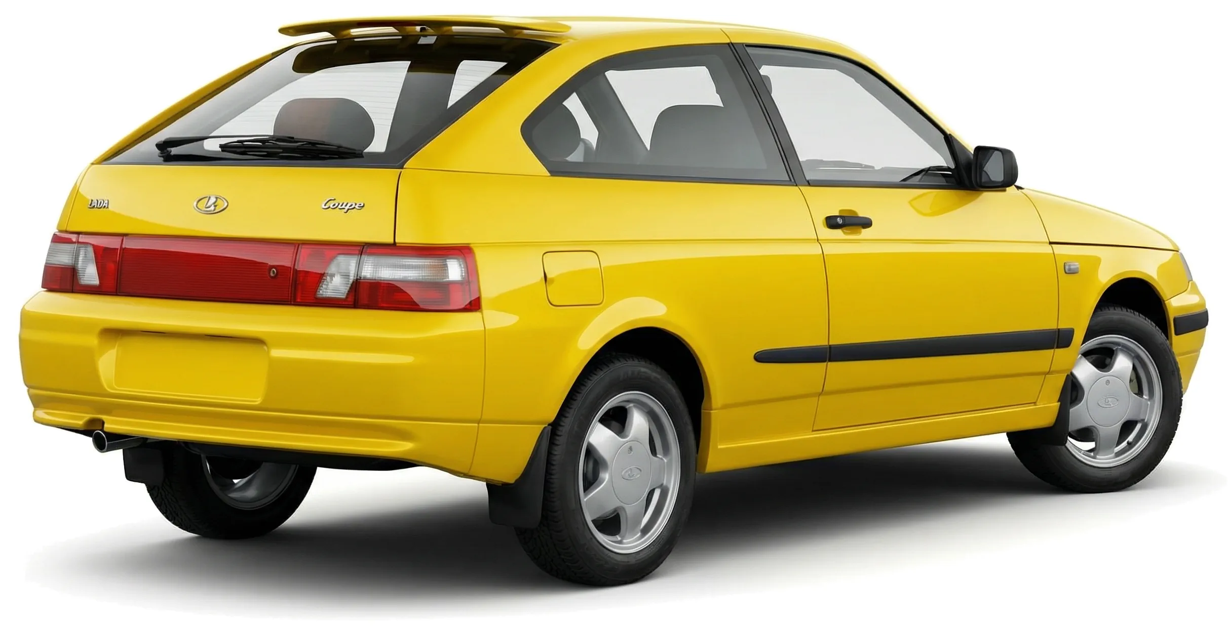 Автомобиль Lada 112 Coupe (21123) '2006–09, вид сзади под углом