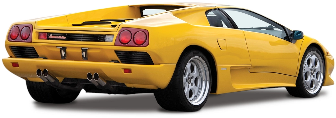 Lamborghini Diablo '1990–93 вид сзади под уголом