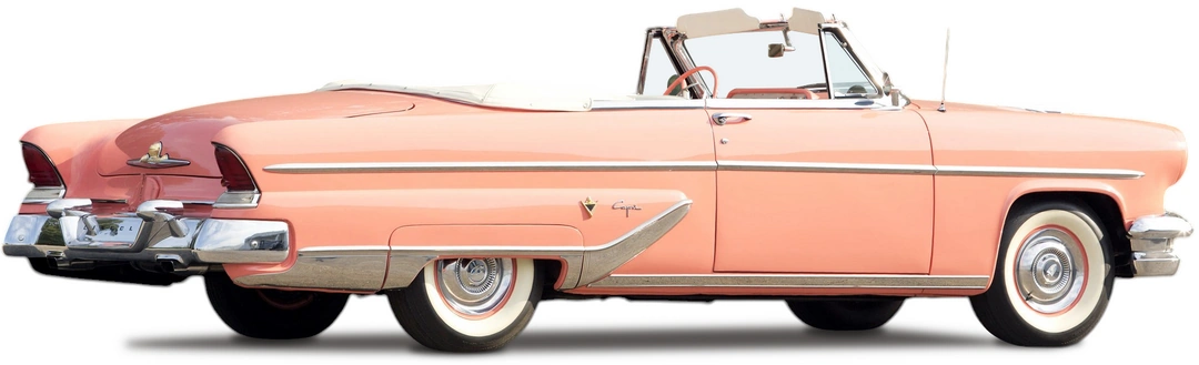 Lincoln Capri Convertible '1955 вид сбоку под углом
