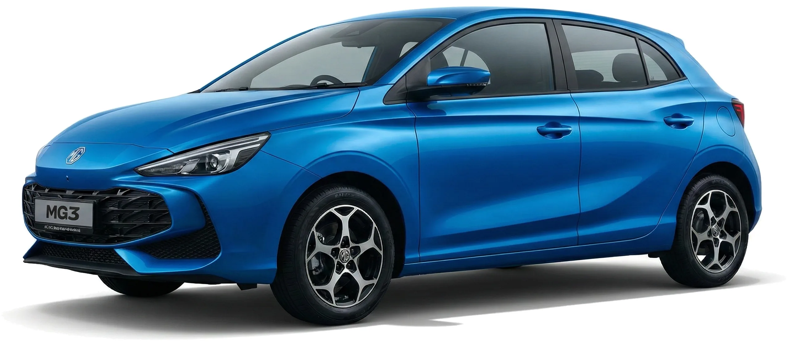 Автомобиль MG 3 (ZP22) '2024 на белом фоне