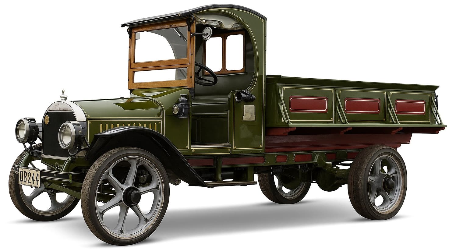 Старинный грузовик Mack AB Dump Truck '1915