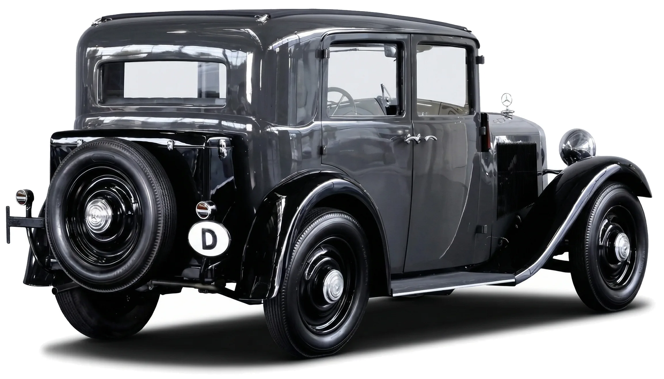 Автомобиль Mercedes-Benz Typ 170 Sedan (W15) '1933 года, вид сзади под углом