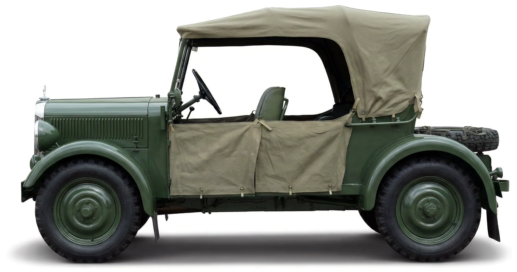 Автомобиль Mercedes-Benz 170 VL (W139) '1936 года, вид сбоку