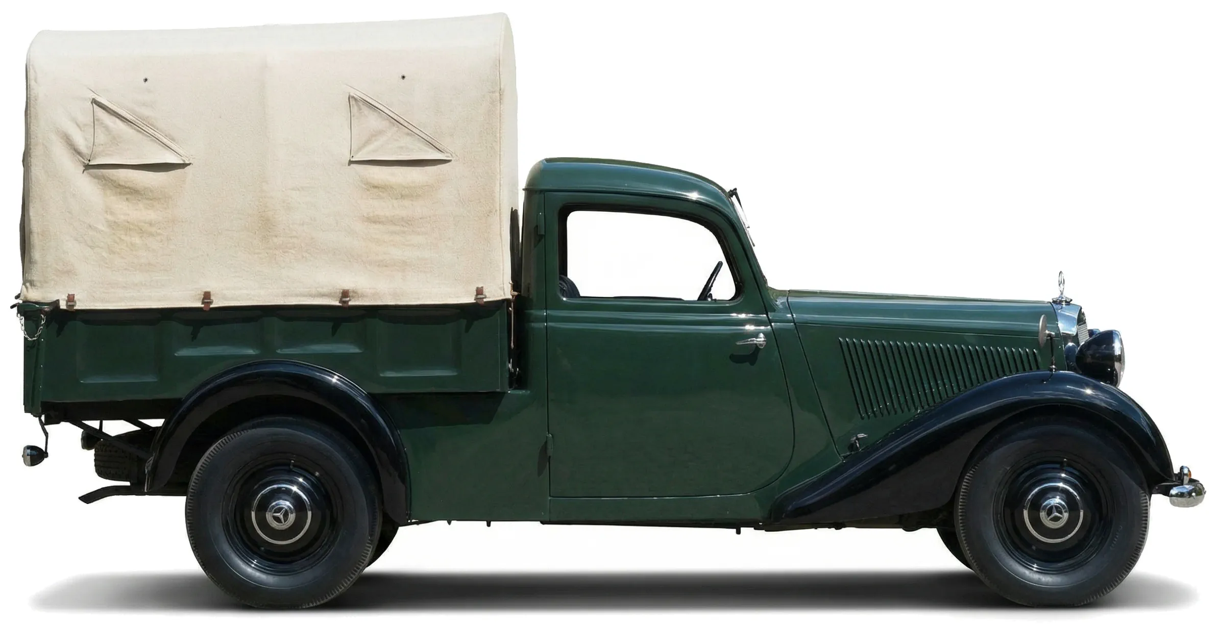 Пикап Mercedes-Benz 170 V Pritschenwagen (Bm.136.015) '1947–49, вид сбоку