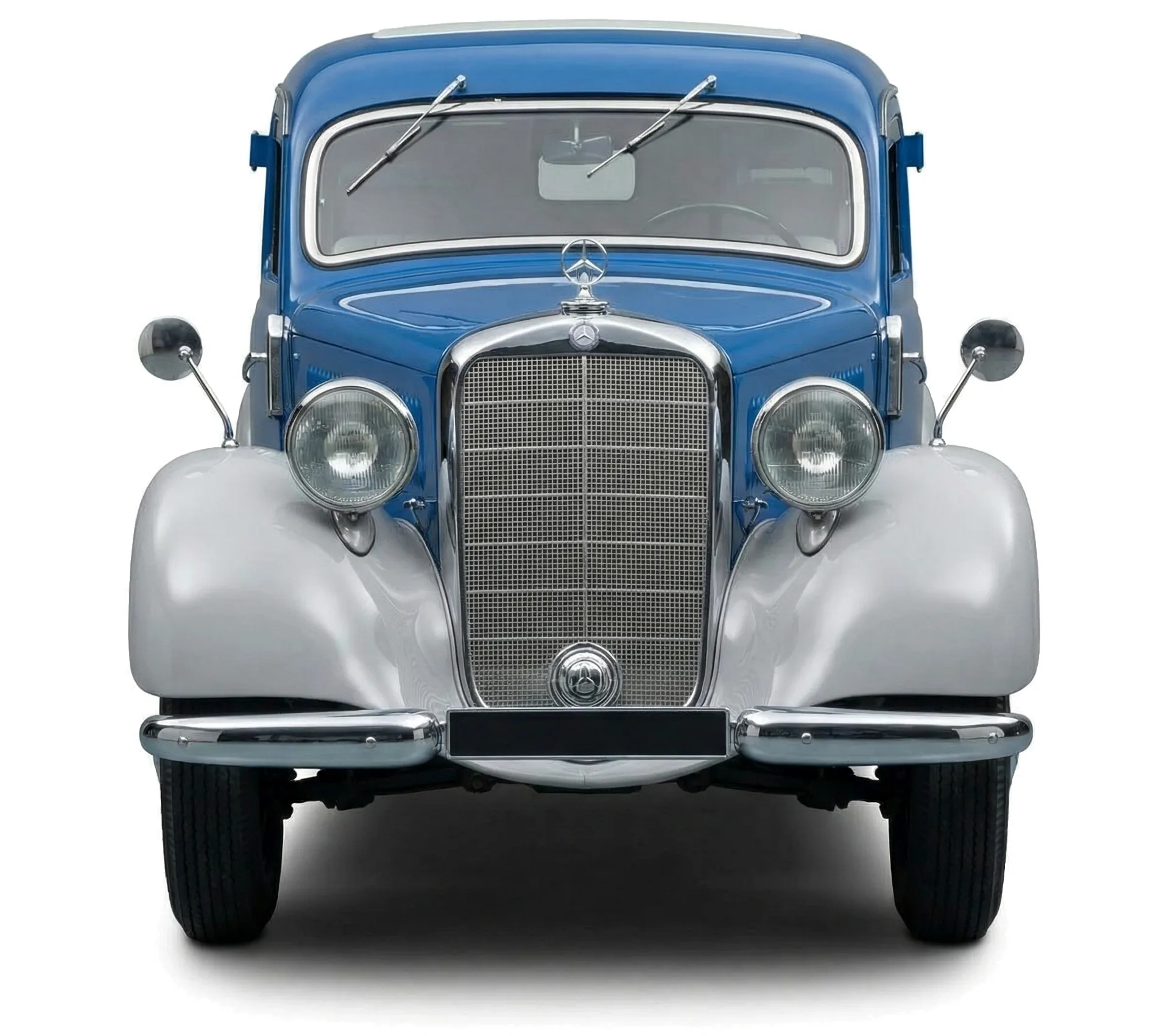 Автомобиль Mercedes-Benz 170 Da Kasten-Lieferwagen (Bm.136.175) '1951–53, вид спереди