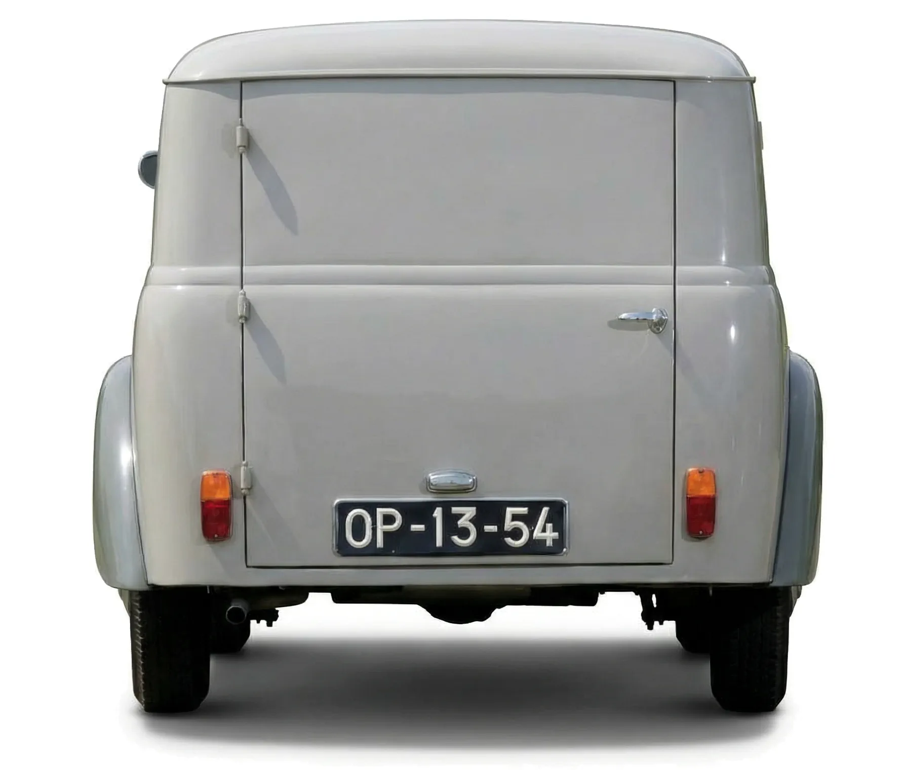 Фургон Mercedes-Benz 170 Va Kasten-Lieferwagen (Bm.136.074) '1952, вид сзади
