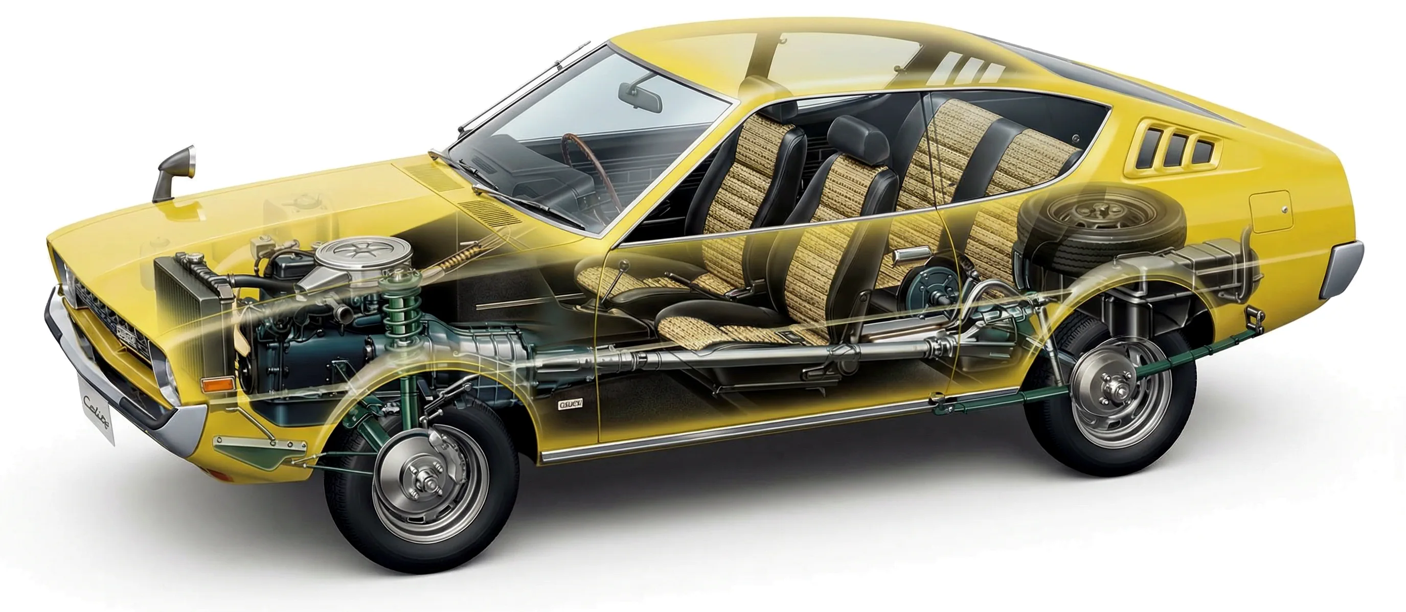 Устройство автомобиля Mitsubishi Celeste GSL '1975–77