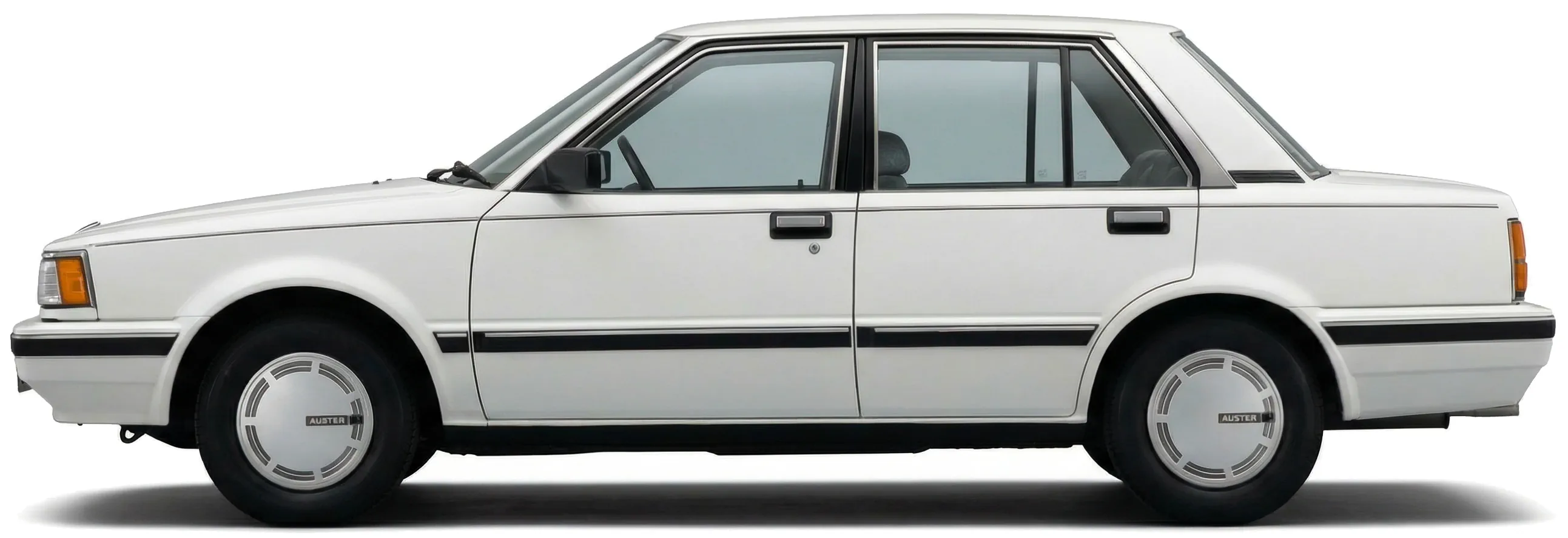 Японский седан Nissan Auster JX Sedan (T11) '1983–85, вид сбоку