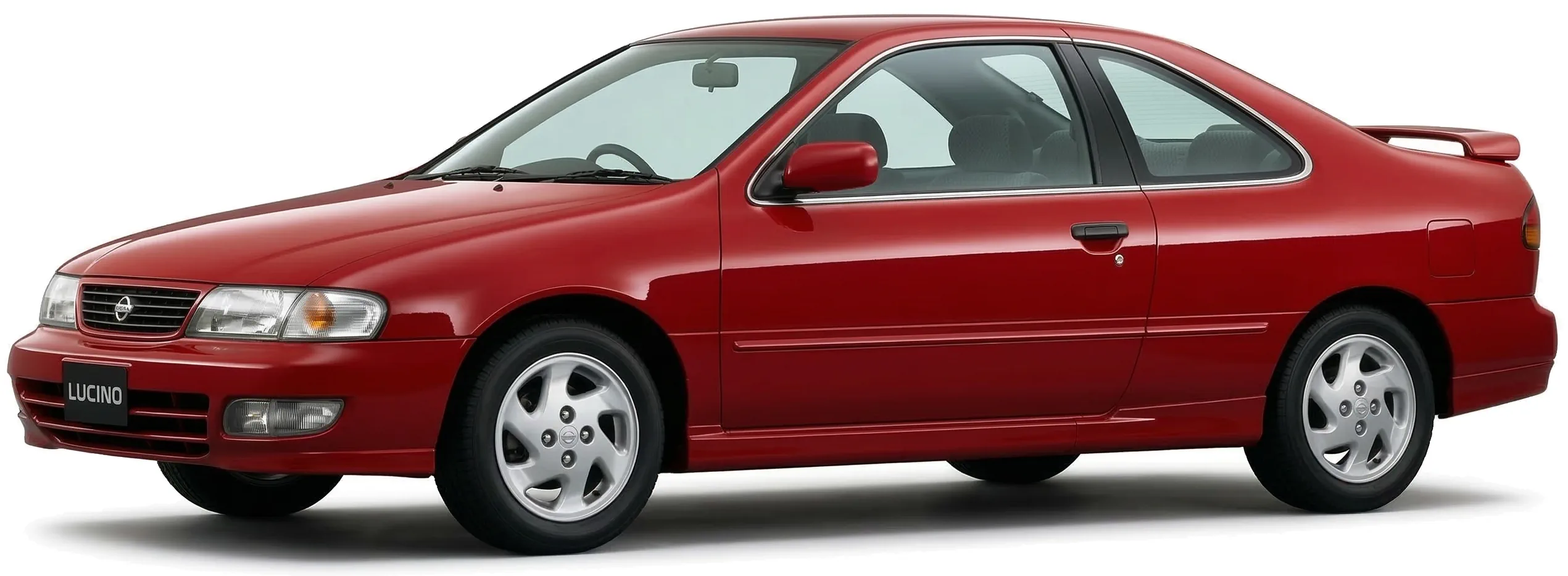 Автомобиль Nissan 200SX (B14) 1994–98 на белом фоне
