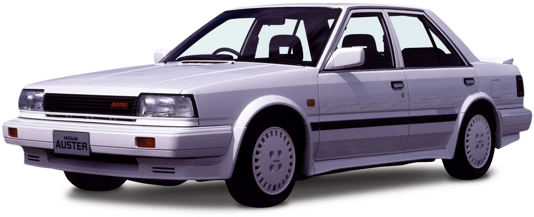 Nissan Auster Si Euroforma (T12) '1986-87 вид спереди под углом