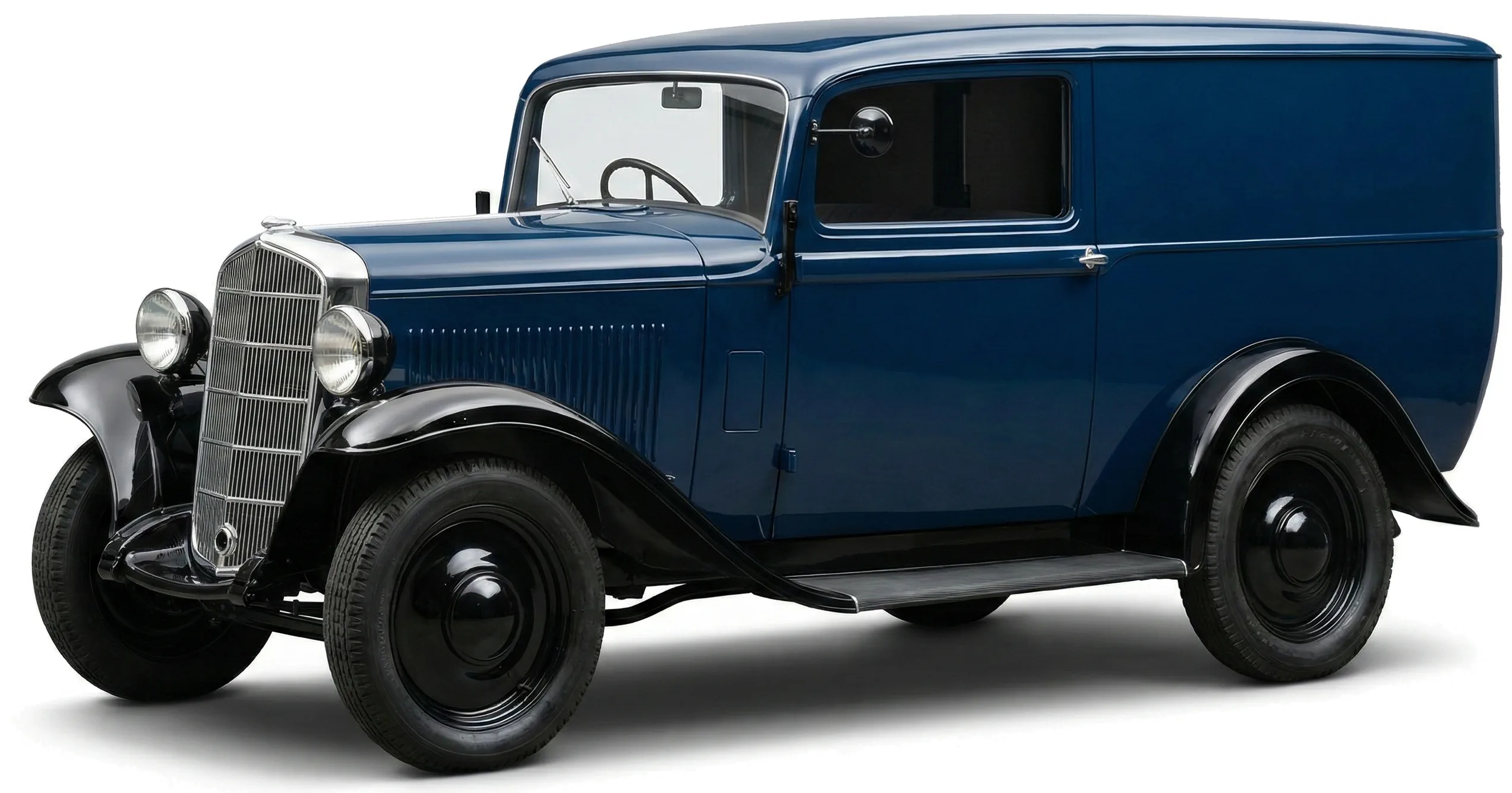 Opel 1,1 Liter Kastenwagen (1196) '1938–40 на белом фоне