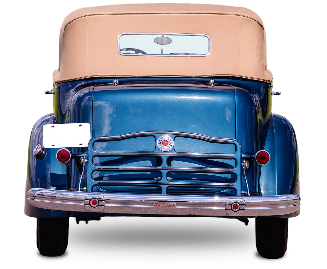 Packard 120 Convertible Sedan '1937 вид сзади