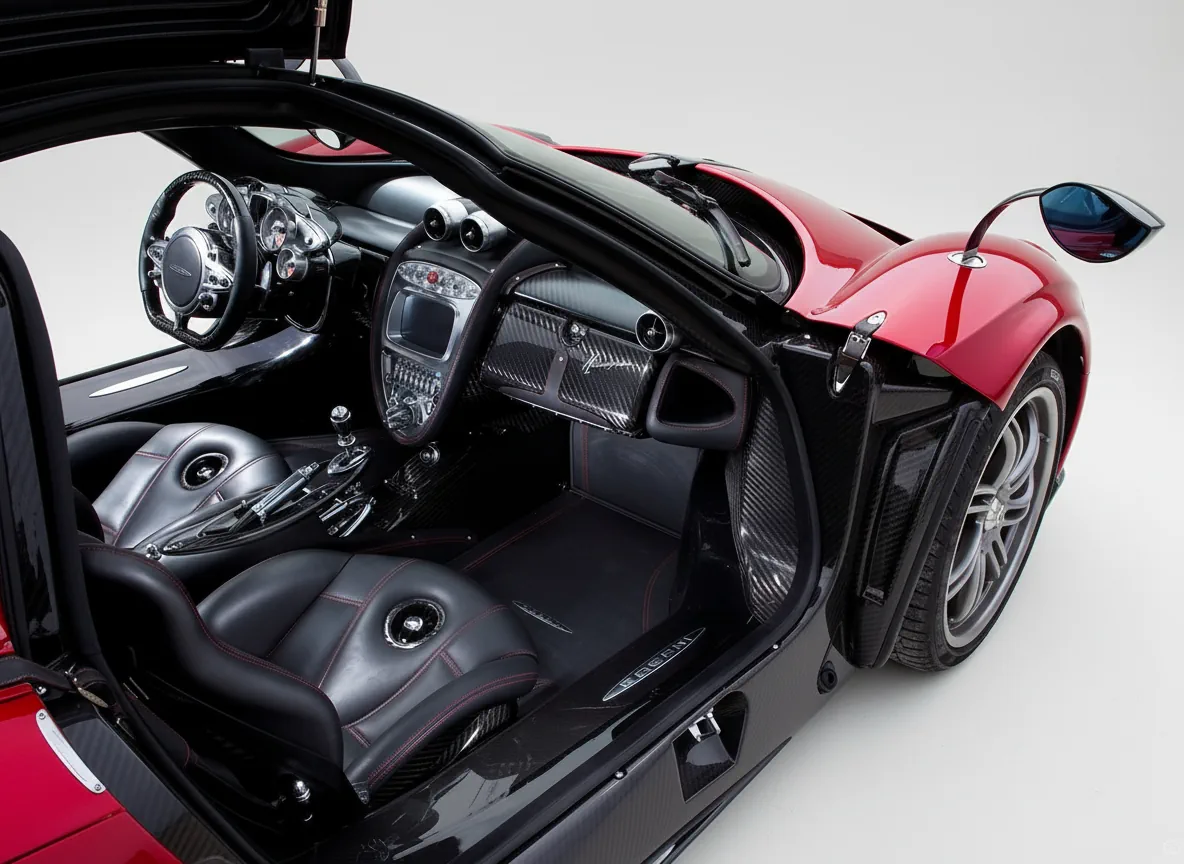 Интерьер автомобиля Pagani Huayra '2012