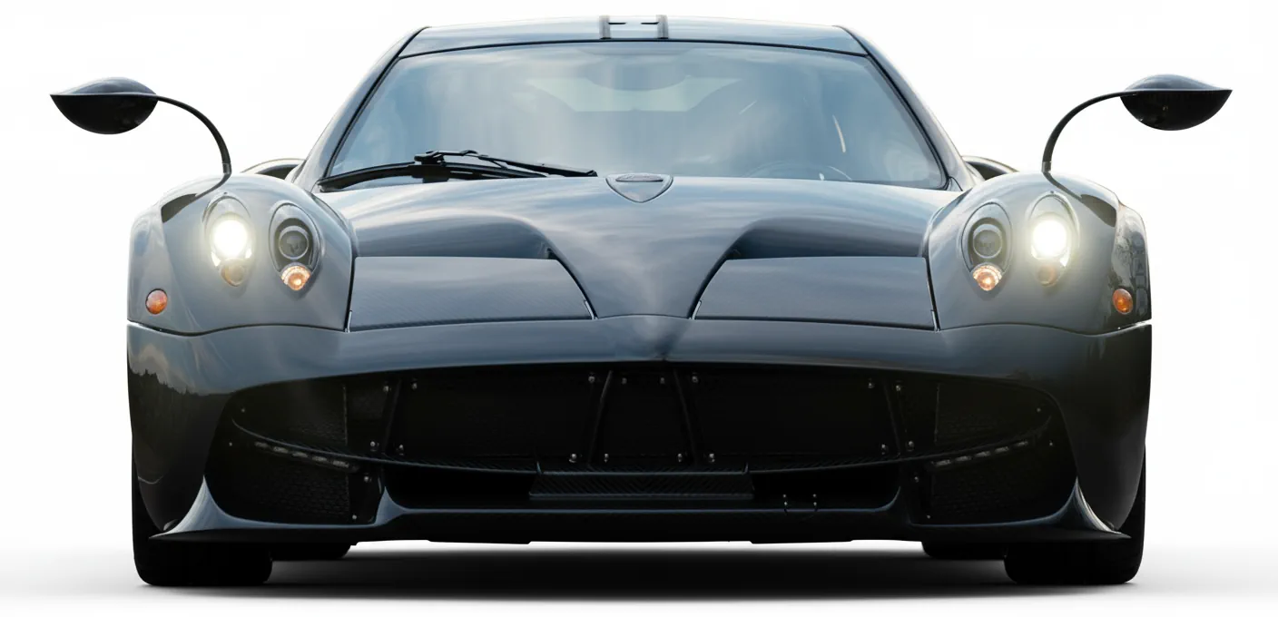 Автомобиль Pagani Huayra Pacchetto Tempesta '2016, вид спереди