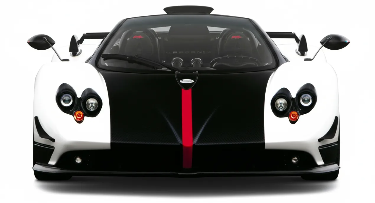 Спорткар Pagani Zonda Cinque Roadster '2009 ,вид спереди