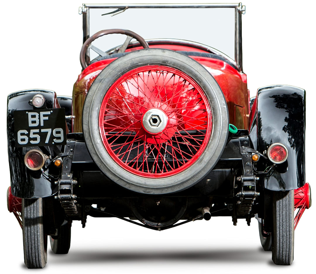 Старинный автомобиль Paige 6-66 Daytona Speedster '1921 года, вид сзади