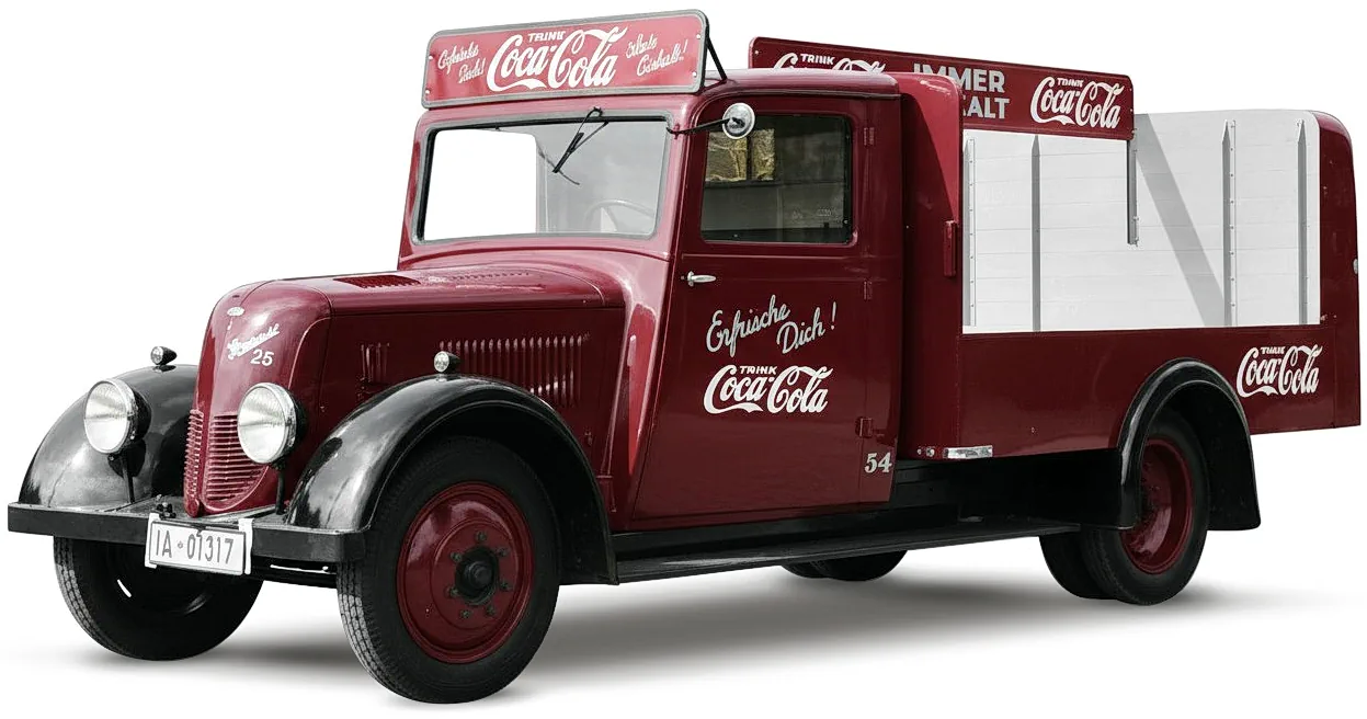 Немецкий грузовик Phänomen Granit 25 Getränkewagen '1936