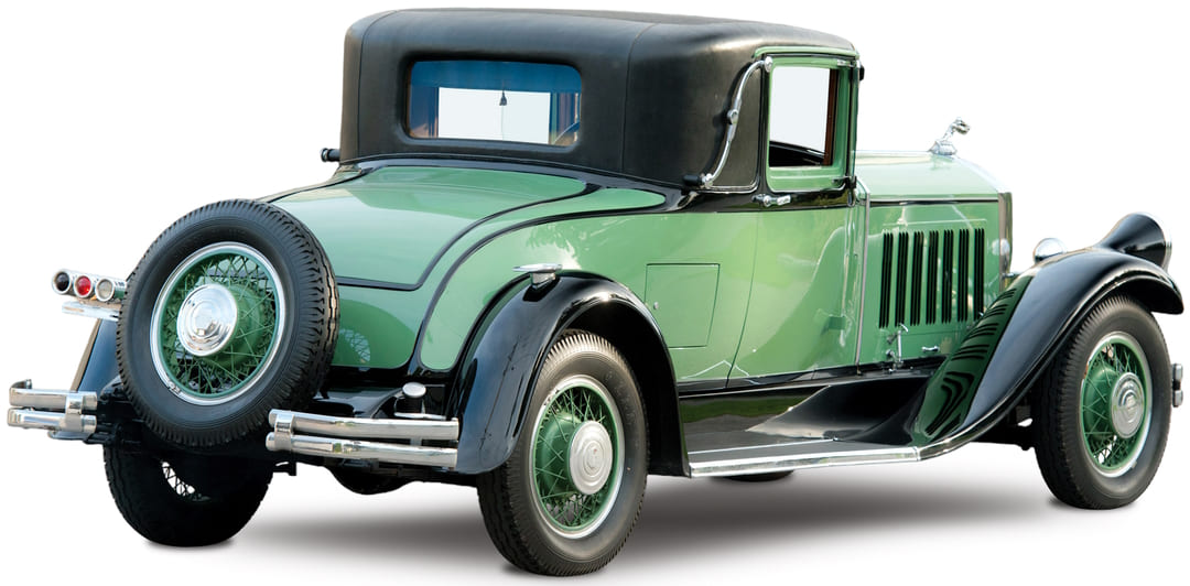 Старинный автомобиль Pierce-Arrow Model 125 Rumble Seat Coupe '1929 года