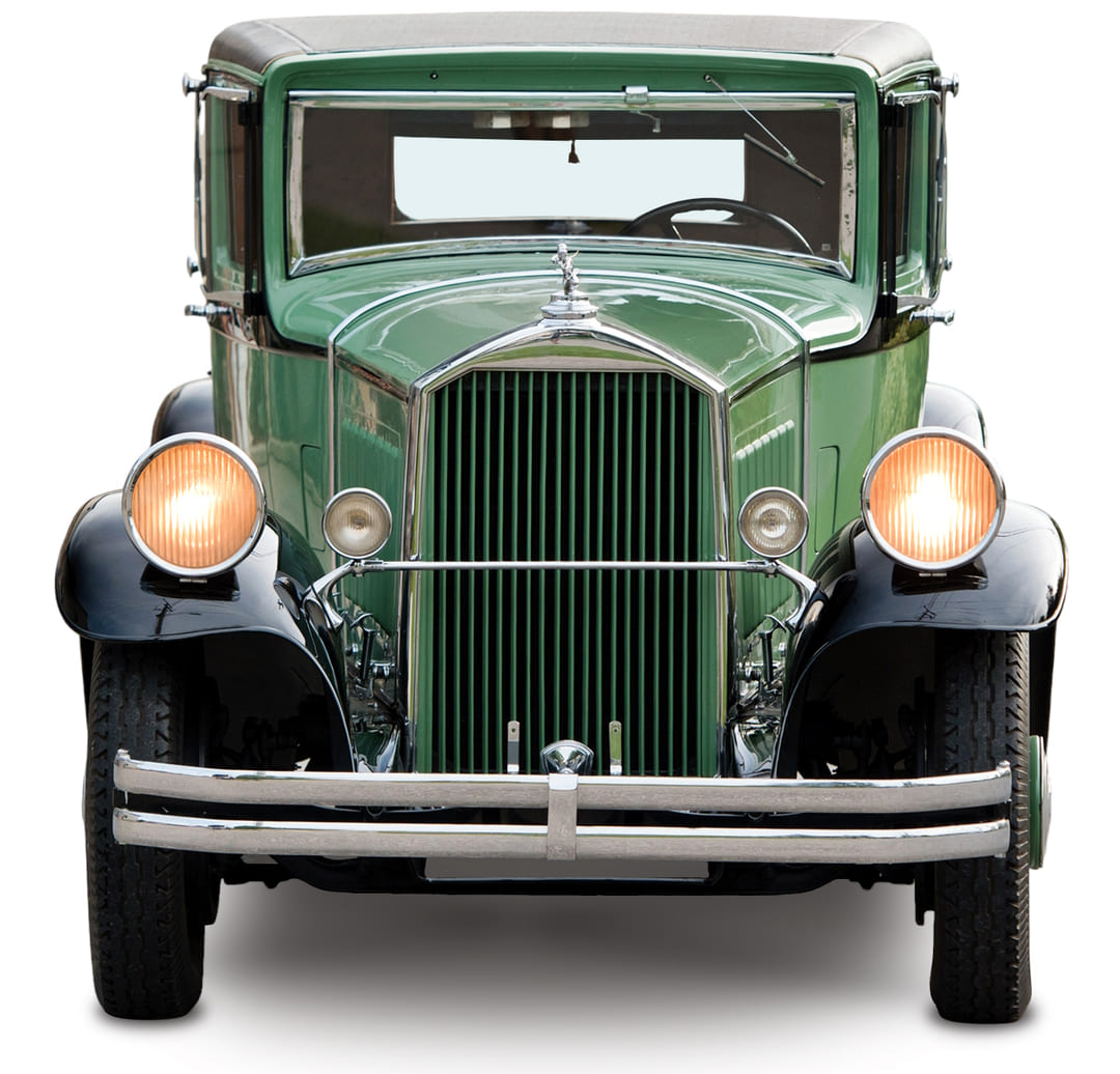 Старинный автомобиль Pierce-Arrow Model 125 Rumble Seat Coupe '1929 года