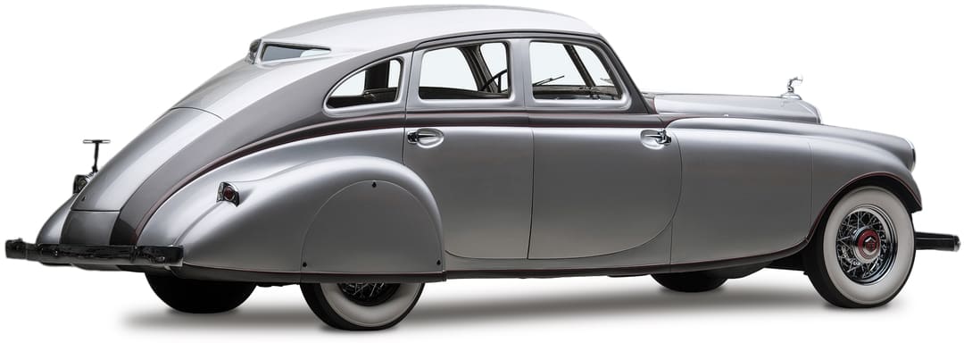 Автомобиль Pierce-Arrow Silver Arrow '1933 вид сбоку