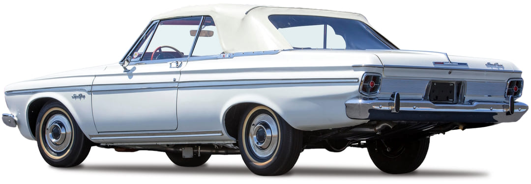Кабриолет Plymouth Sport Fury Max Wedge Convertible '1963, вид сзади