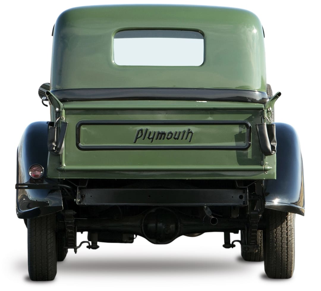 Пикап Plymouth PT57 Pickup '1938, вид сзади