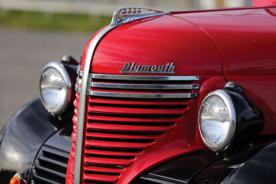 решетка радиатора пикапа Plymouth PT 105 Pickup '1940