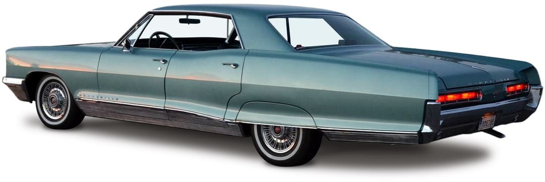 Автомобиль Pontiac Bonneville Hardtop Sedan '1966 года, вид сбоку