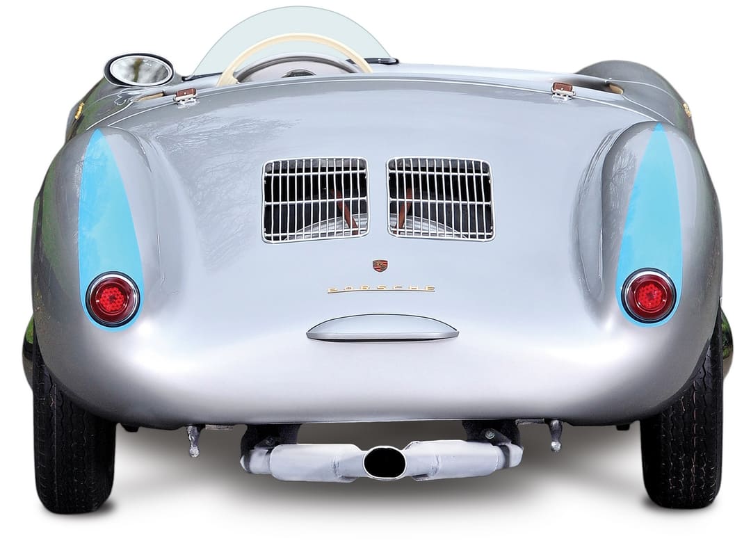 Porsche 550 Spyder '1954–56, вид сзади