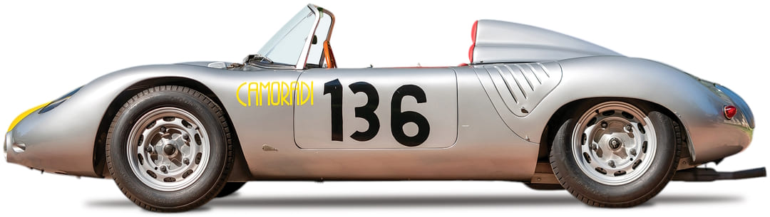 Porsche 718 RS 60 Spyder '1960 года, вид сбоку