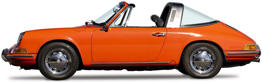 Porsche 911 2.2 T Targa '1969–70 года ,вид в профиль