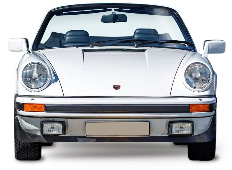 Porsche 911 SC Cabriolet '1983 вид спереди