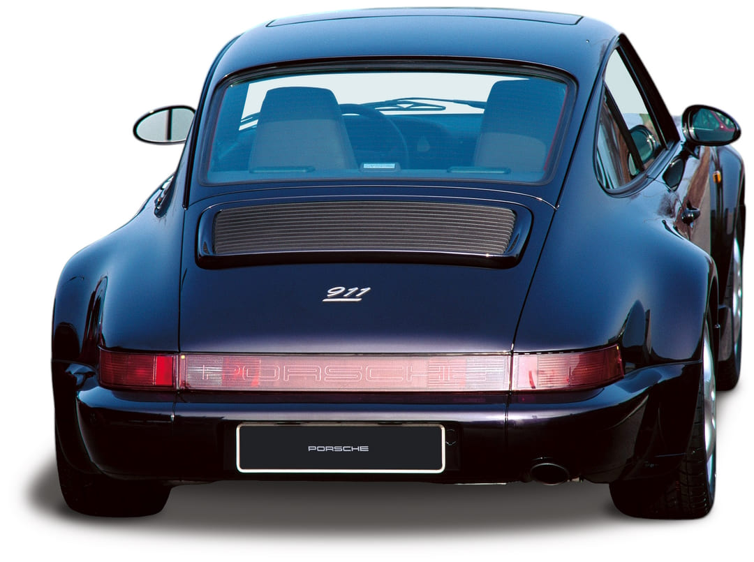 Porsche 911 Carrera 4 Coupe Turbolook (964) '1993–94 вид сзади