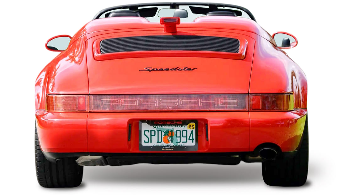 Porsche 911 Speedster '1994 вид сзади