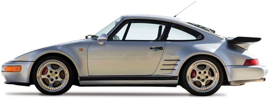 Porsche 911 Turbo S Flachbau Coupe X83 1993 вид сбоку