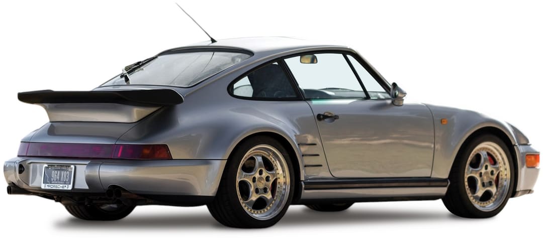 Porsche 911 Turbo S Flachbau Coupe X83 1993 вид сбоку