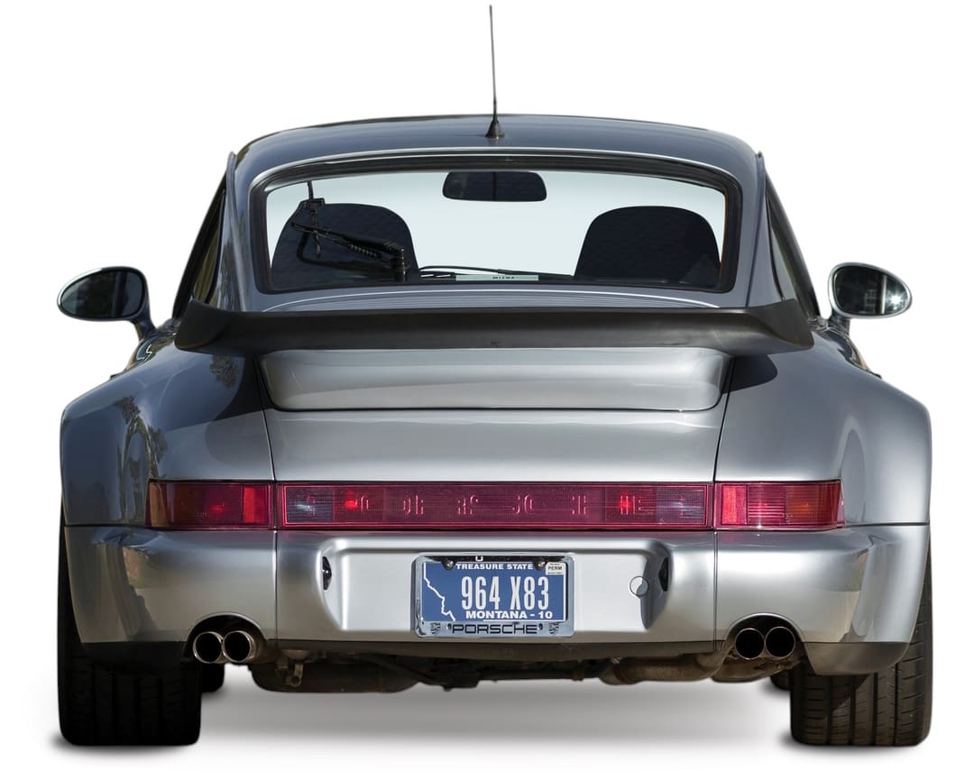 Porsche 911 Turbo S Flachbau Coupe X83 1993 вид сзади