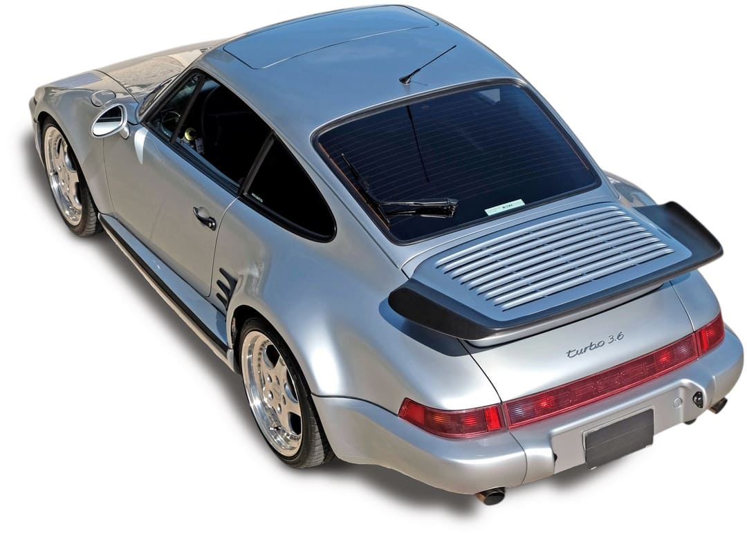 Porsche 911 Turbo S Flachbau Coupe X83 1993 взгляд сверху