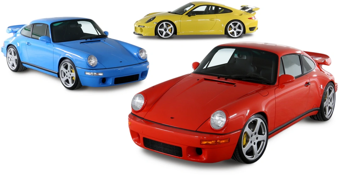 Несколько автомобилей RUF mix car