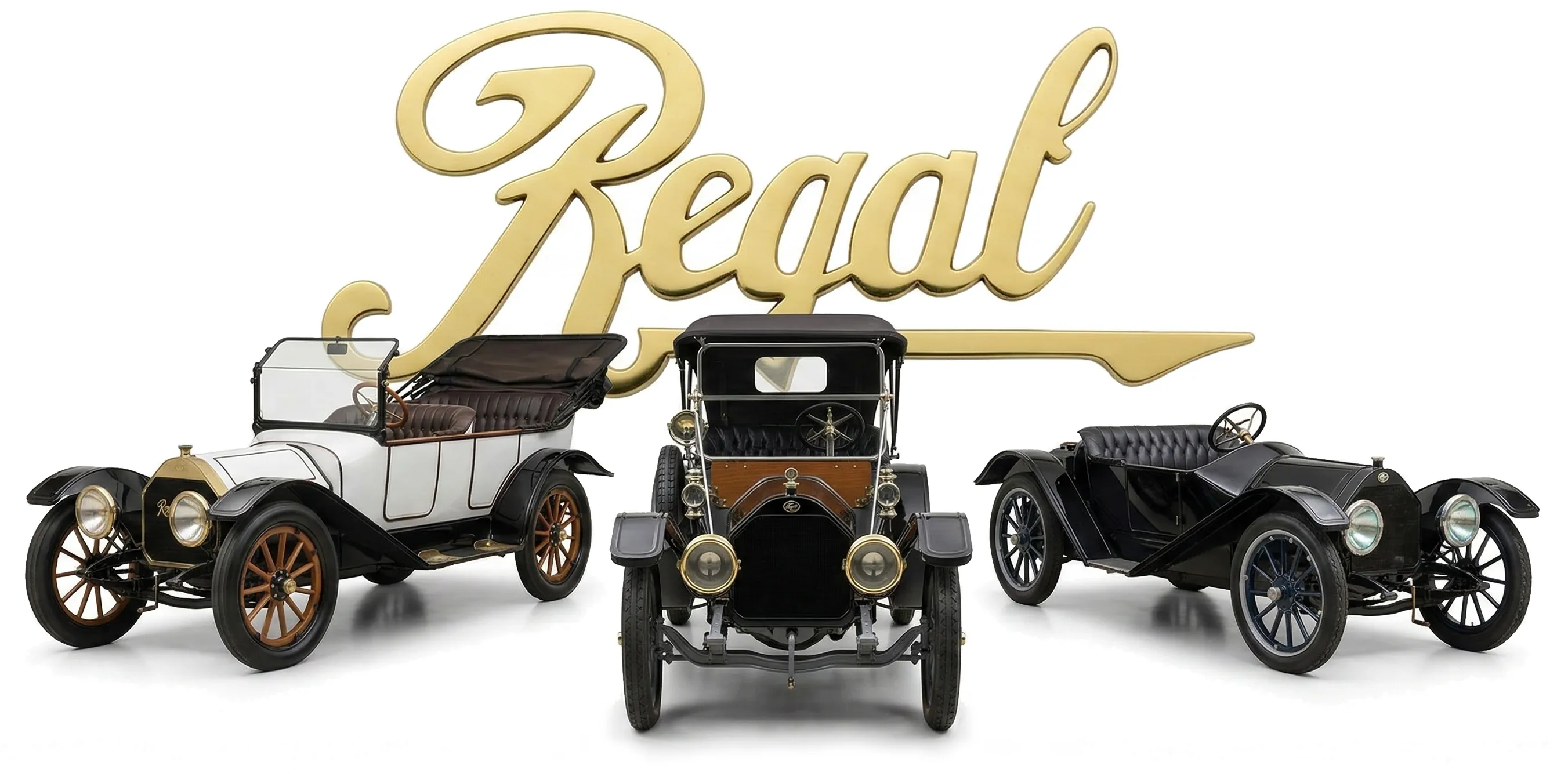 Автомобили Regal для демонстрации три в ряд
