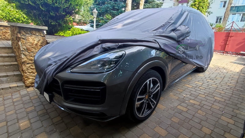 porsche cayenne в чехле от компании автоплащ