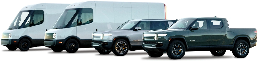 Rivian mix car Модельный ряд компании Ривиан