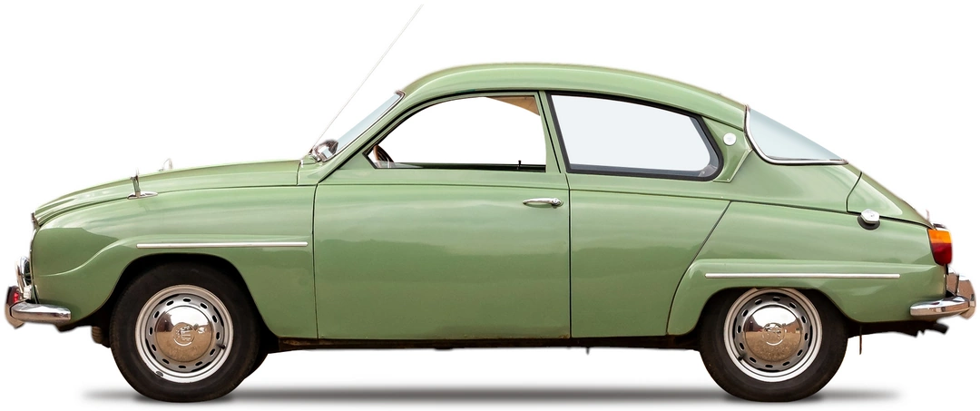 Saab 96 '1965–69 вид сбоку