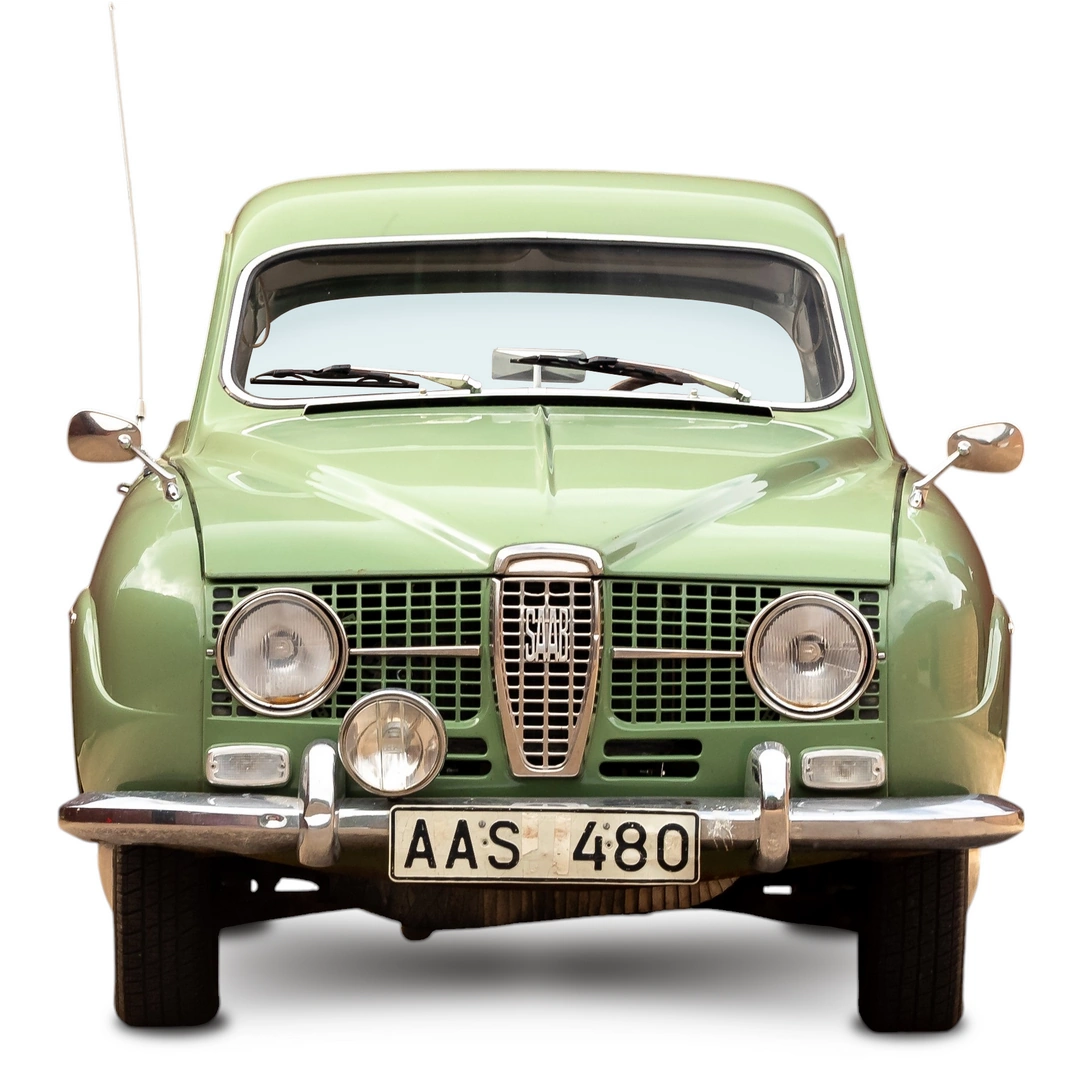 Saab 96 '1965–69 вид спереди