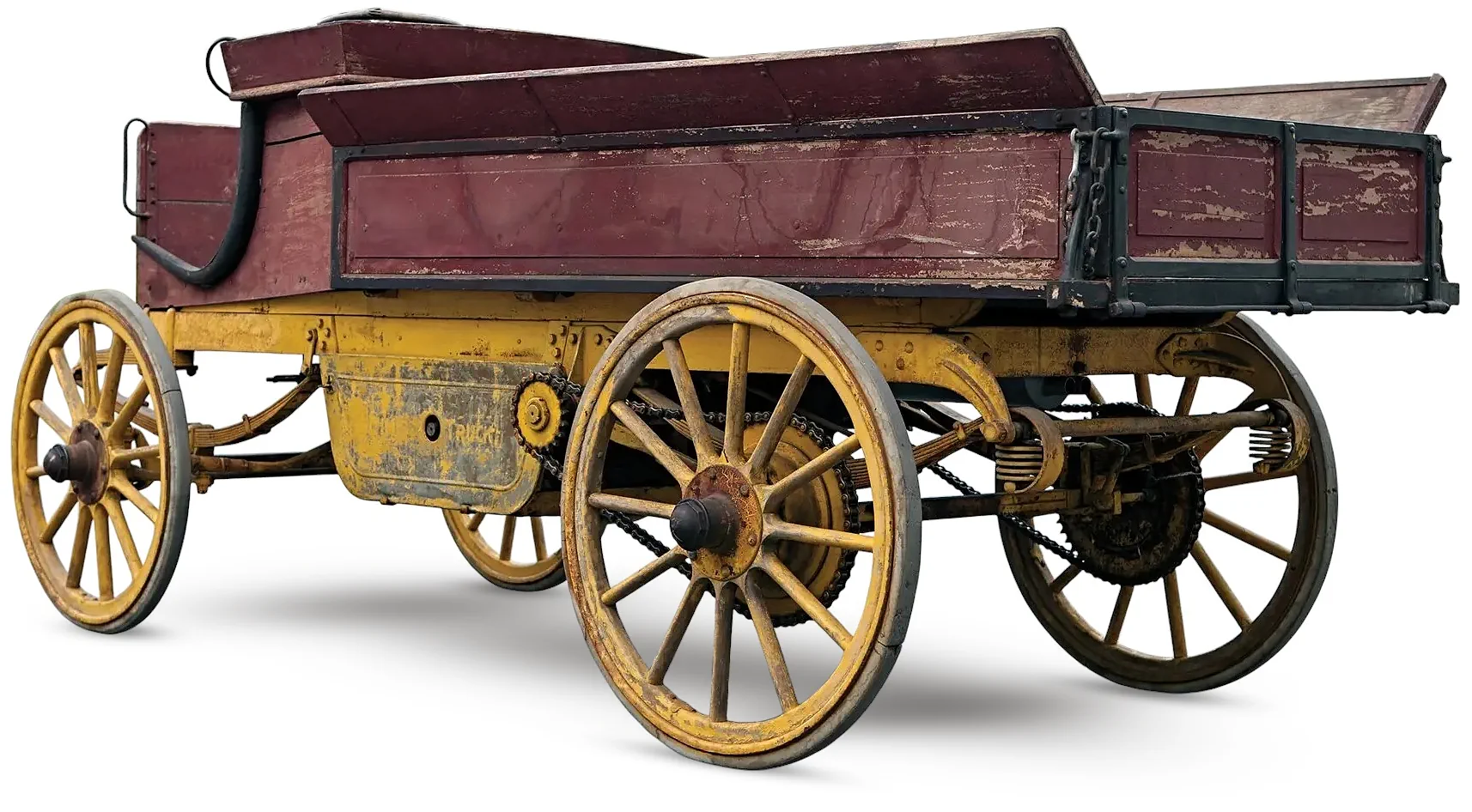 Schmidt Model C Truck '1910 вид сзади под углом