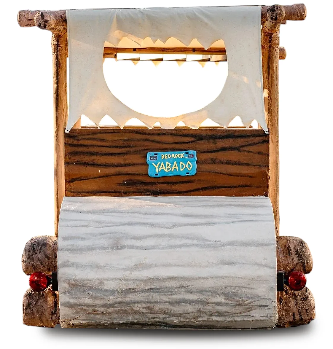Flintstones Flintmobile вид сзади