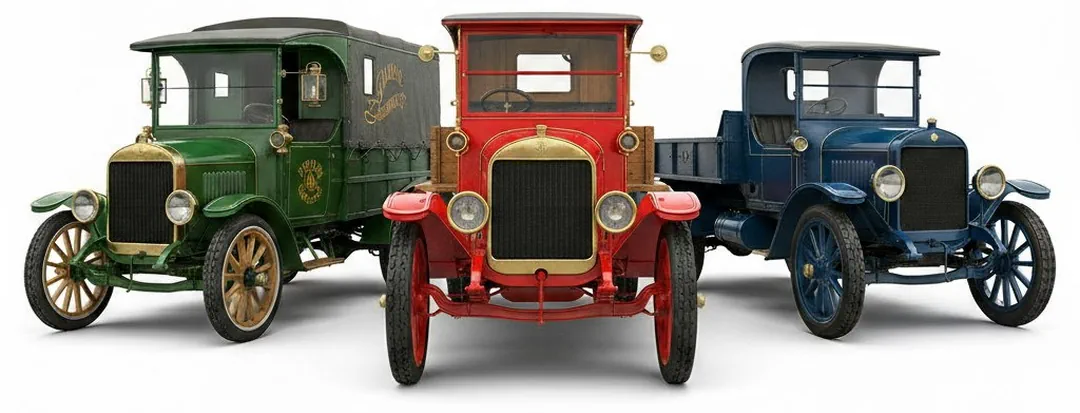 10 редчайших грузовиков 1910-х годов.