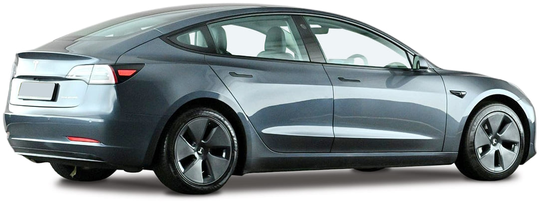 Tesla Model 3 '2017–23, вид сбоку