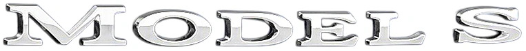 Логотип Tesla Model S Logo